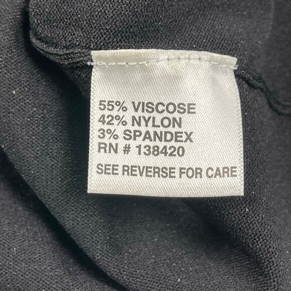 Carlisle Collection Sweater Top Medium Black Racer Stripe Crest Button Old Money - Picture 12 of 16